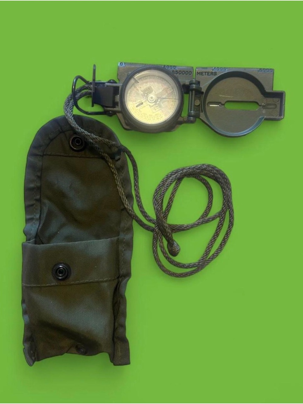 Cammenga Model 27 U.S. Olive Drab Military Lensatic Compass